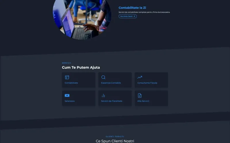 Captură site CabinetConta.ro